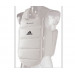 Защита корпуса Adidas Chest Guard WKF белая adiP03 75_75