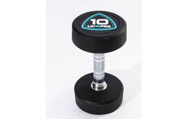 Гантели в уретане 7 кг Live Pro Studio Dumbbells LP8075-07 600_380