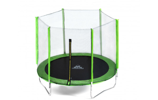 Батут DFC Trampoline Fitness 16ft наружн.сетка (488см) 16FT-TR-LG светло-зеленый 600_380