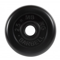 Диск обрезиненный d31мм MB Barbell MB-PltB31-2,5 2,5 кг черный