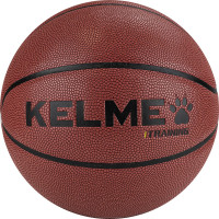 Мяч баскетбольный Kelme Hygroscopic 8102QU5001-217, р. 7, 8 панелей, ПУ, бут.кам., коричнево-черный