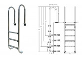 Лестница для бассейнов серии M M204 ПТК Спорт 021-0541