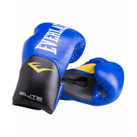 Перчатки боксерские Everlast Elite ProStyle P00001242-10, 10oz, к/з, синий