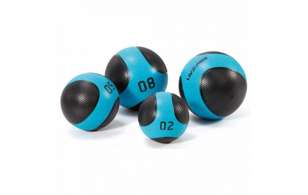 Медбол 9кг Live Pro Solid Medicine Ball LP8112-09 600_380