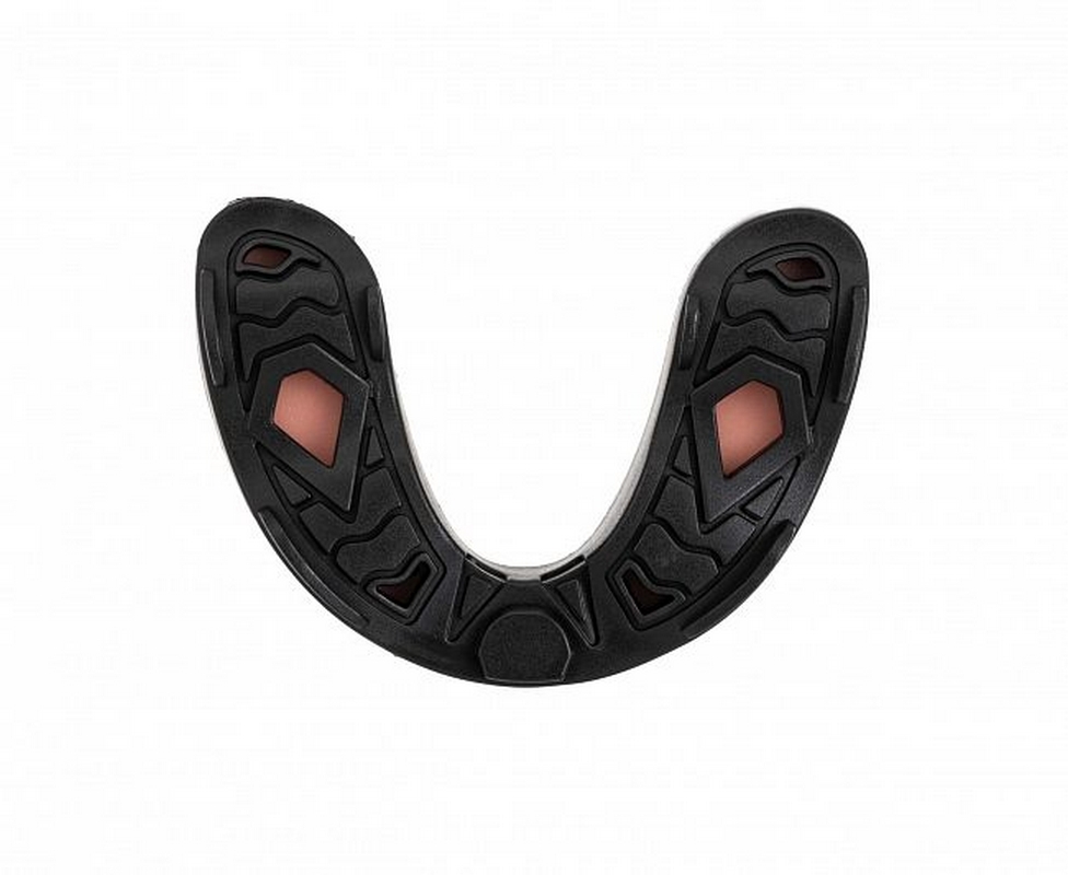 Капа одночелюстная Clinch Champion Triple Layer Mouthguard C514 бело-черно-оранжевый 976_800