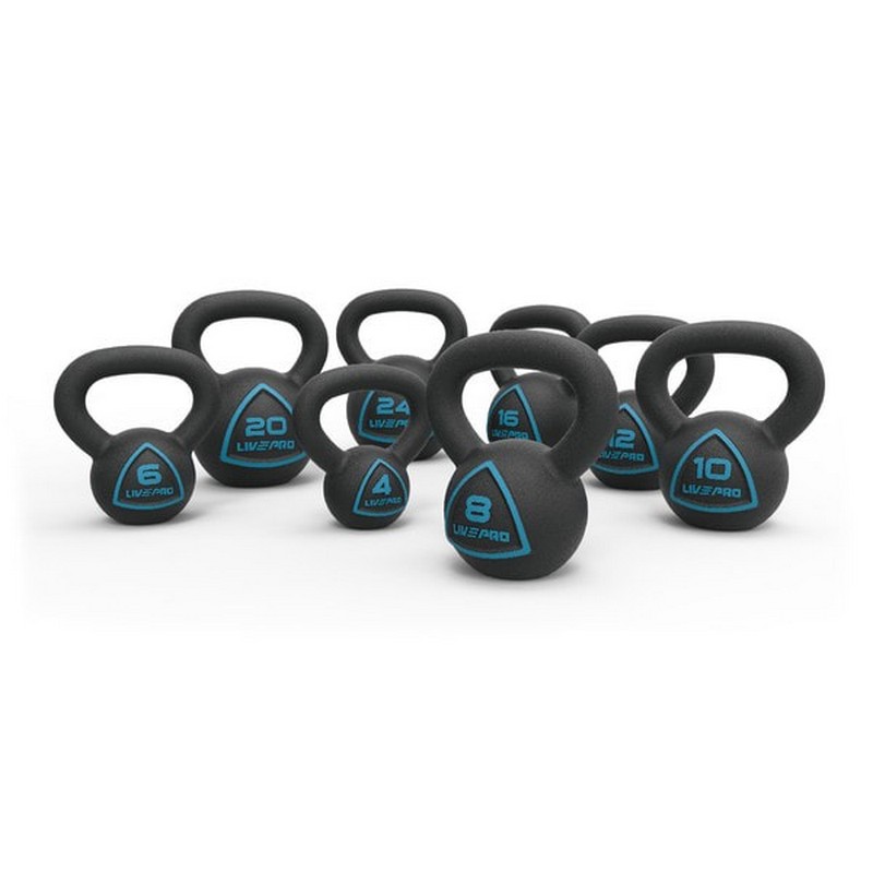 Чугунная гиря 4 кг Live Pro Solid Cast Iron Kettlebell LP8041-04 800_800