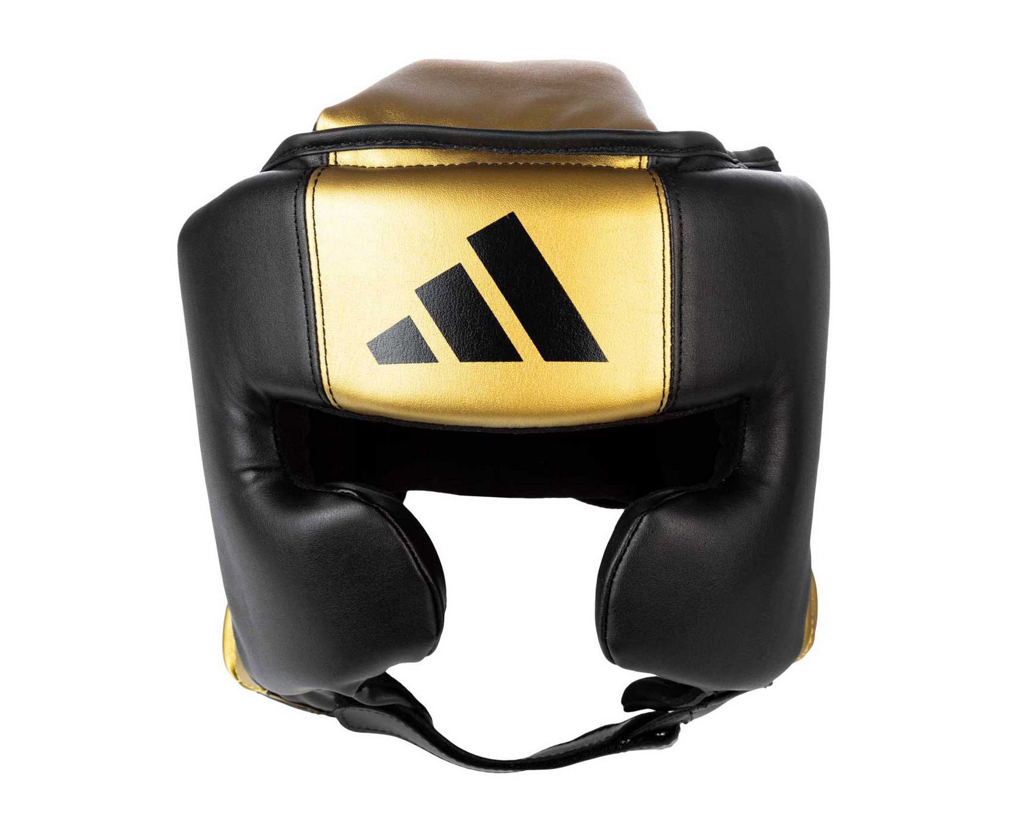 Шлем боксерский Adidas Speed 350 Pro Head Gear adiSPD350HG черно-золотой 2000_1639