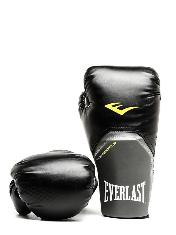 Перчатки тренировочные Everlast Pro Style Elite 12oz 2312E черный 600_800