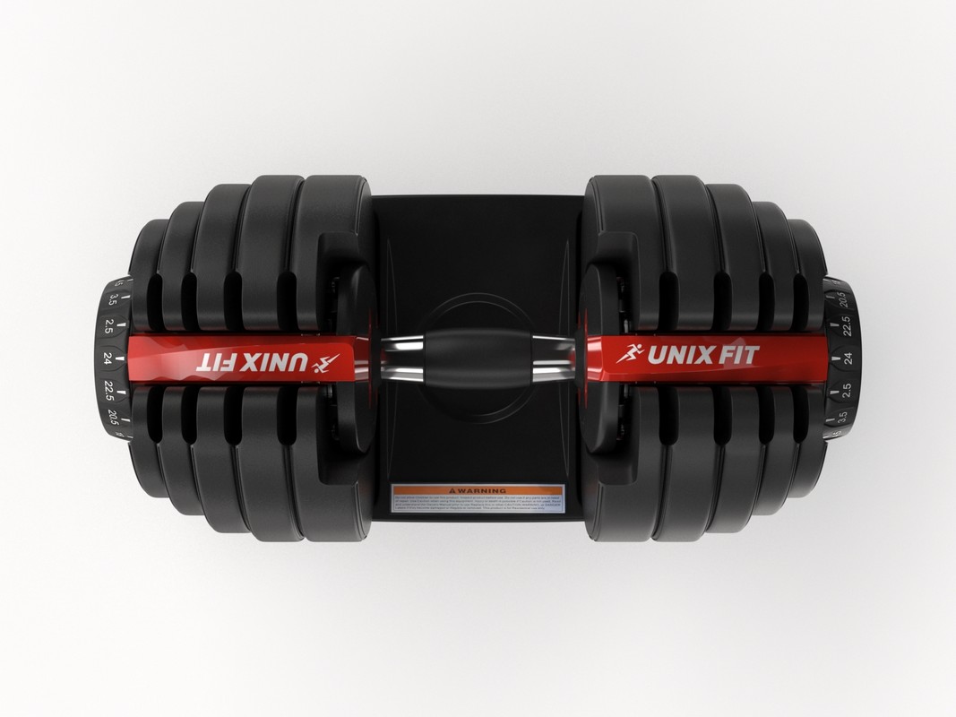 Гантель со ступенчатой регулировкой UnixFit 24kg 1067_800