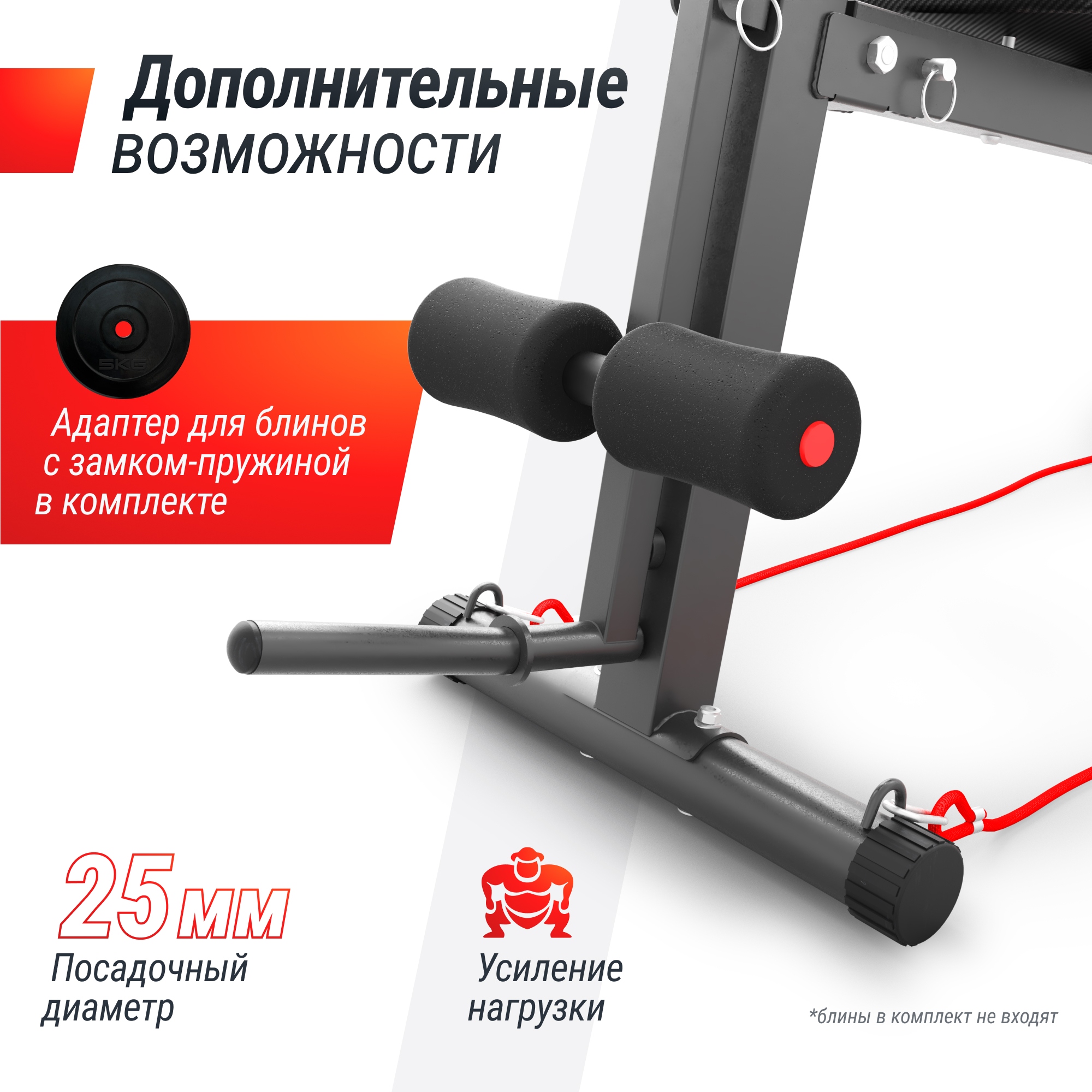 Скамья силовая универсальная UnixFit BENCH 150 BSBN150 2000_2000