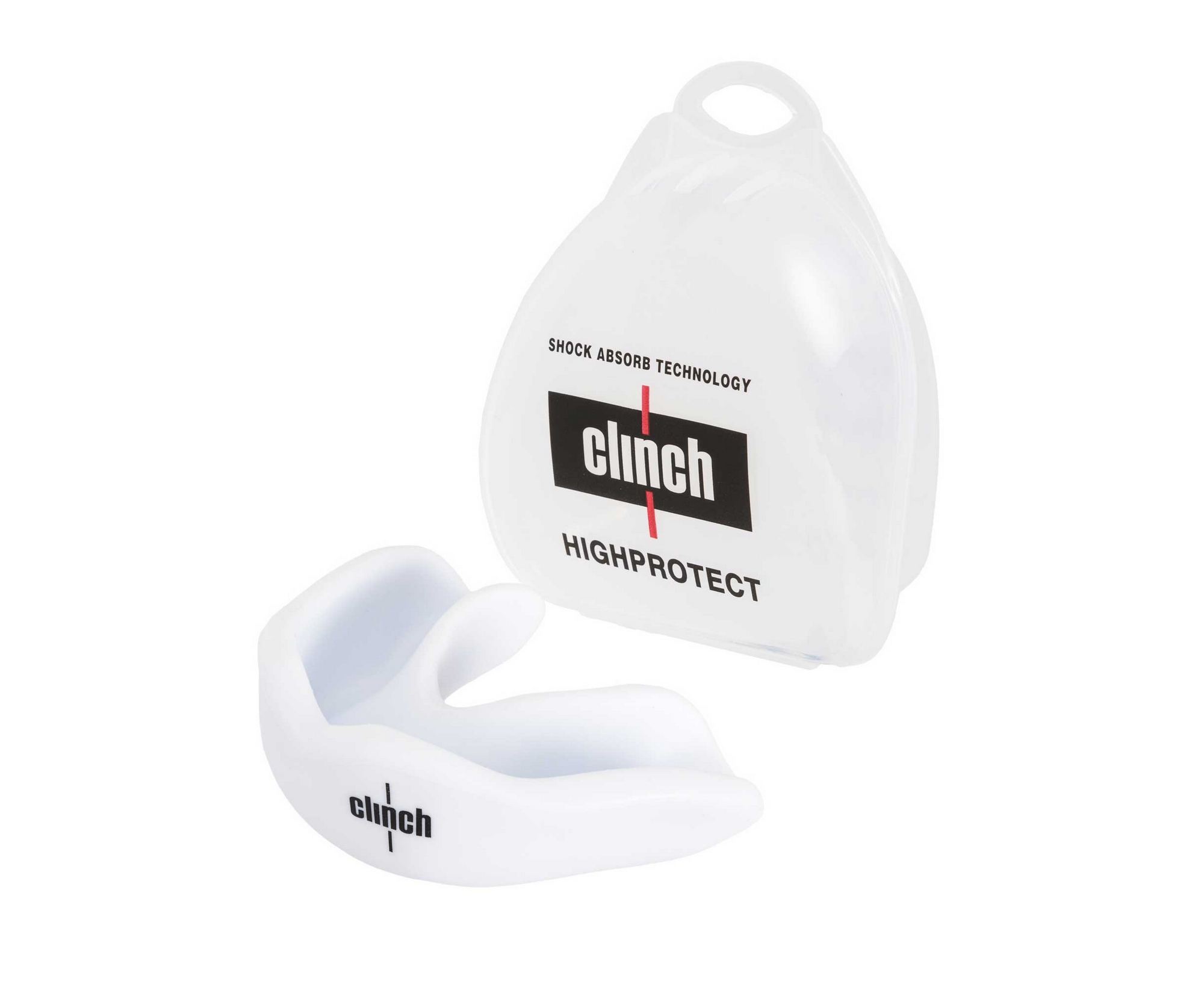 Капа одночелюстная Clinch Competition Single Layer Mouthguard C511 белый 2000_1639