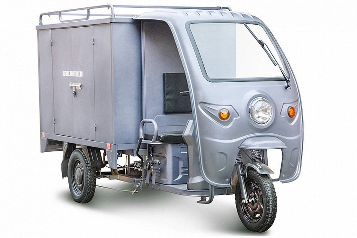 Грузовой электротрицикл RuTrike КАРГО 1800 60V1000W 022100-2116 серый 1200_800