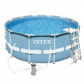 Бассейн каркасный Intex 28726 (366х122см)+ насос-фильтр, лестница 120_120